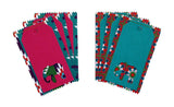 6PK BOHO GIFT TAGS ELEPHANT