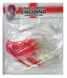 LOUD AND PROUD ENGLAND MOHAWK HAIR WIG