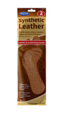 2 PAIRS SYNTHETIC LEATHER INSOLES