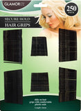 250PK GLAMORIZE SECURE HOLD HAIR GRIPS