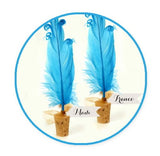 6 PC CURLY-QUILL FEATHERS MULTI