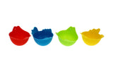ASSORTED SILICONE EGG POACHERS