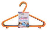 10PC CHILDREN CLOTHES HANGERS ASSORTED