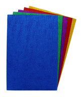 5PC LARGE GLITTER FOAM BACKED SHEETS 30*20CM