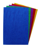 5PC LARGE GLITTER FOAM BACKED SHEETS 30*20CM