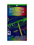 4PC GLOW IN DARK STICKS W/PROPELLER