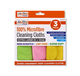 3 PACK MICROFIBRE CLEANING CLOTHS