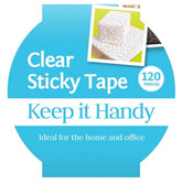 1" JUMBO CLEAR STICKY TAPE 120M
