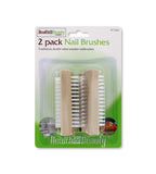 2PCS WOODEN NAIL BRUSHES