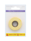 RIBBON TAPE MAKE A WISH YELLOW 1CMx2.75CM