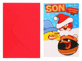 ANGRY BIRD CHRISTMAS CA-CAW CARD SON