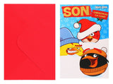 ANGRY BIRD CHRISTMAS CA-CAW CARD SON