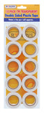 10PK 7M TRANSPARENT DOUBLE SIDED PLASTIC TAPE