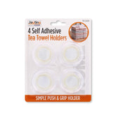 4 PCS SELF ADHESIVE TEA TOWEL HOLDERS