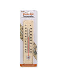 WOODEN WALL THERMOMETER