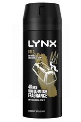 LYNX 150ML DEODORANT BODY SPRAY - GOLD