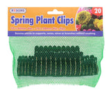 20PK SPRING PLANT CLIPS