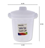 ASSORTED LARGE TABLE TRASH CAN