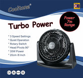 8" PLASTIC STAND FAN 35W