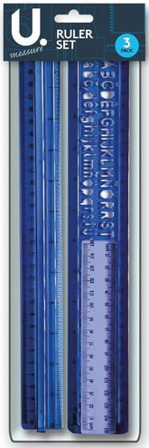 RULER SET 3 PIECE