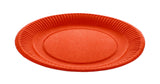 9PK ORANGE PAPER PLATE 22.8CM