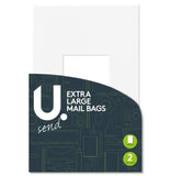2PK U SEND EXTRA LARGE MAILING BAG 50 X 65 CM