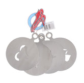 4PC ASSORTED STAINLESS STEEL COFFEE STENCILS