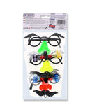 RYSONS 3PK NOVELTY NOSE & GLASSES
