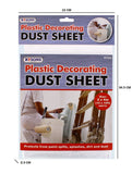 PLASTIC DECORATING DUST SHEET