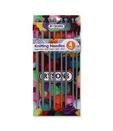 4 PAIR KNITTING NEEDLES
