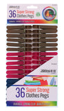 36PC SUPER STRONG CLOTHES PEGS