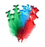 6 PC CURLY-QUILL FEATHERS MULTI