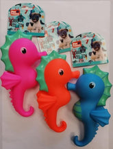 PET TOUCH DOG SQUEAKY SEA HORSE TOY 21CM X 12CM