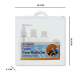 RYSONS 5PCS TRAVEL BOTTLE SET