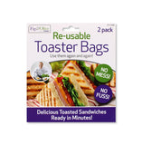 2 PACK RE-USABLE TOASTER BAGS