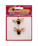 CRAFT DECOR MUSHROOM BEES