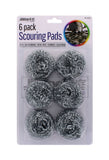 6PK SCOURING PADS