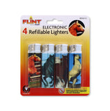 4PK ELECTRONIC LIGHTERS-HORSES