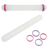 PLASTIC ROLLING PIN W/ BAND