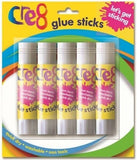 5PK CRE8 ARTS & CRAFTS GLUE STICKS - 10G