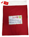 CHRISTMAS CRAFT SACK RED