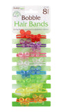 8 PAIRS BOBBLE HAIR BANDS