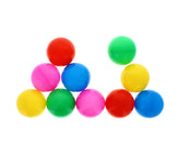 10 MULTI COLOURED BALLS-7CM