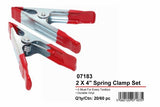 JAK 2PK 4 SPRING CLAMP SET