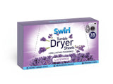 35PK SWIRL TUMBLE DRYER SHEETS - LAVENDER