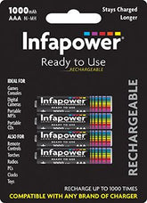 Infapower AAA 1000mAh (4) Ni-Mh