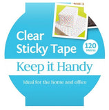 1" JUMBO CLEAR STICKY TAPE 120M