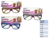 ASSORTED READING GLASSES -  PINK STRIPE ACROSS