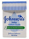 JOHNSONS BABY COTTON BUDS 100PK