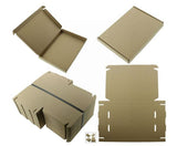 50PK DL LARGE LETTER BOX BROWN